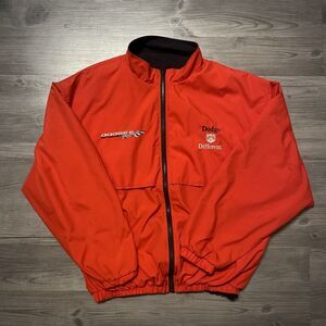 Dodge Challenger Windbreaker Jacket Red Size XL mens